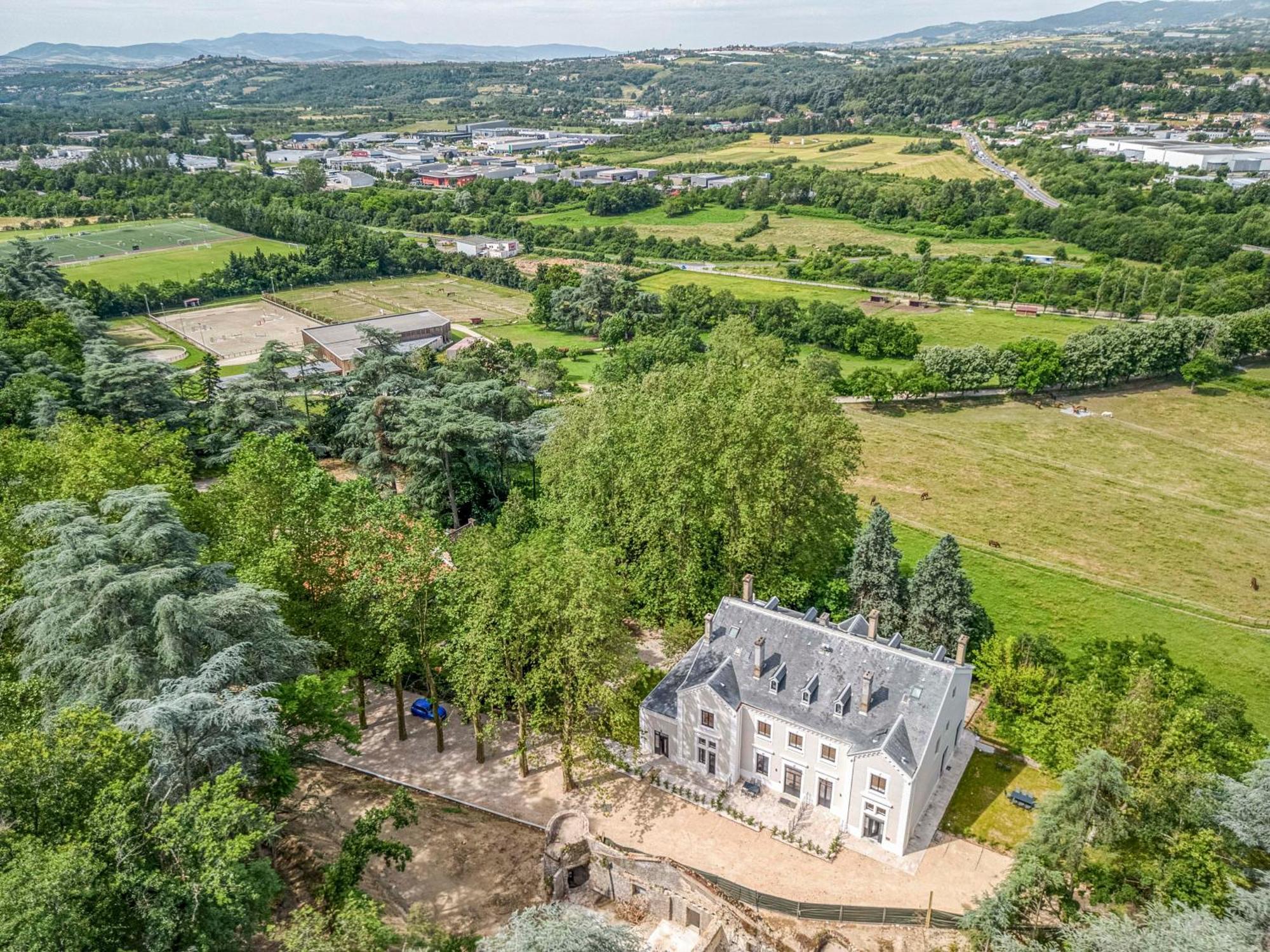 1 - Grand Appartement Spacieux Dans Un Chateau Du 17Eme Siecle, A 15Min De Lyon Vourles Luaran gambar